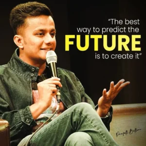 Prafull Billore motivational speaker delivering speech at IIM IIT TEDx event India